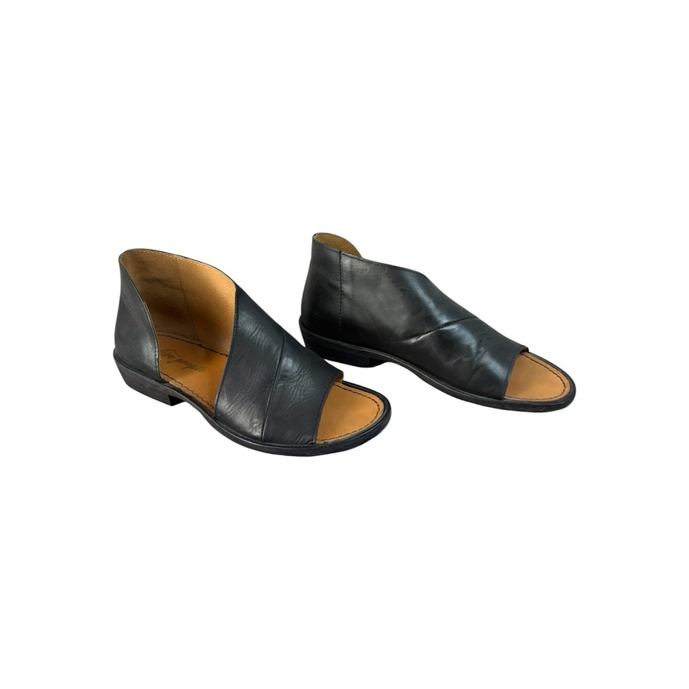 Free People Mont Blanc D'Orsay Flats Sandals In Gray Sz EU 37 US 6
